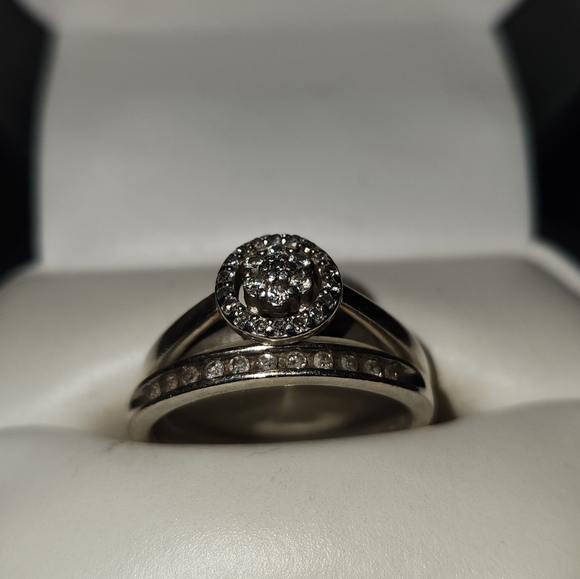 Wedding Band and Engagement Ring - Picture 2 of 3